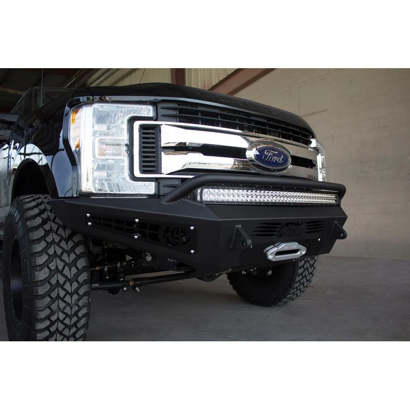 Addictive Desert Designs 17 - 19 Ford Super Duty HoneyBadger Front Bumper Model F167382840103 - Image 4
