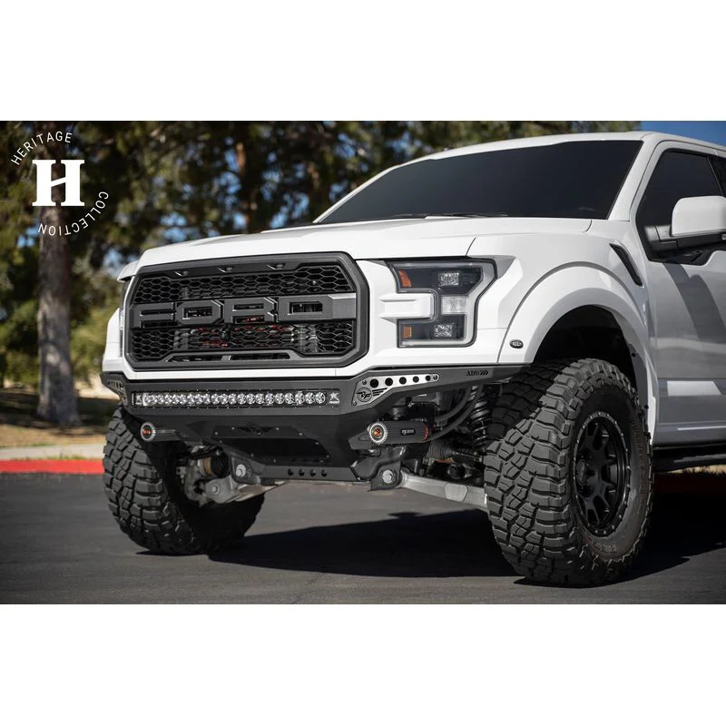 Addictive Desert Designs 17 - 20 Ford Raptor Rock Fighter Frame Cut Front Bumper Model F114922770103 - Image 5
