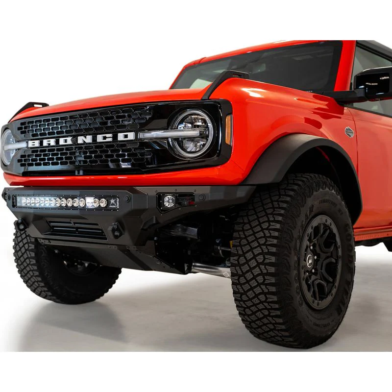 Addictive Desert Designs 21 - 23 Ford Bronco Stealth Fighter Front Bumper Model F230142210103 - Image 6