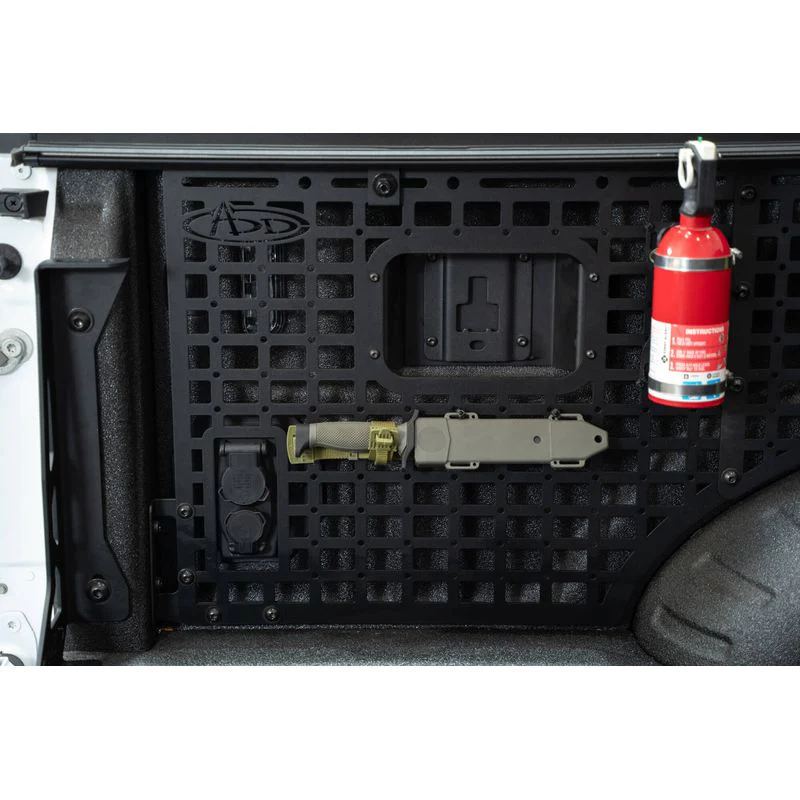 Addictive Desert Designs 23 Ford Super Duty Bed Side Molle Panels Passenger Full Kit Model AC8103301NA - Image 2