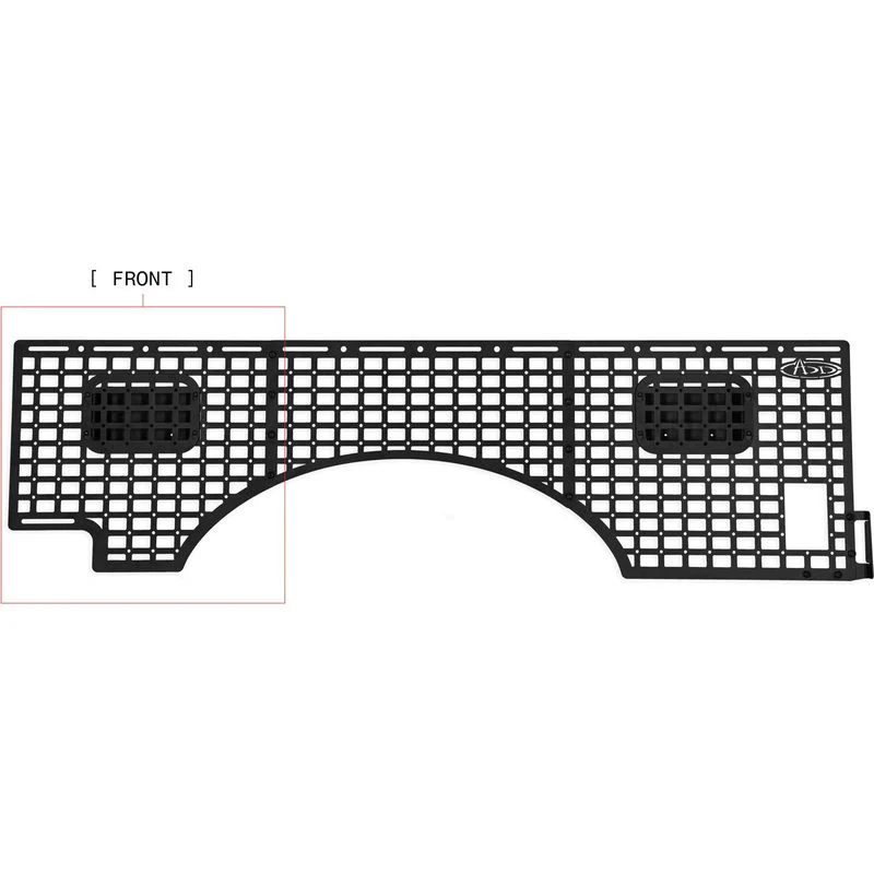 Addictive Desert Designs 23 Ford Super Duty Bed Side Molle Panels Passenger Full Kit Model AC8103301NA - Image 26