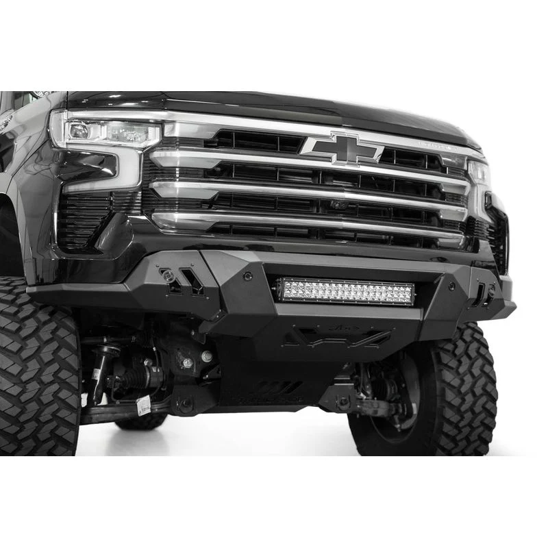 Addictive Desert Designs Chevy Silverado 1500 Black Label Front Bumper Model F140300010103 - Image 12