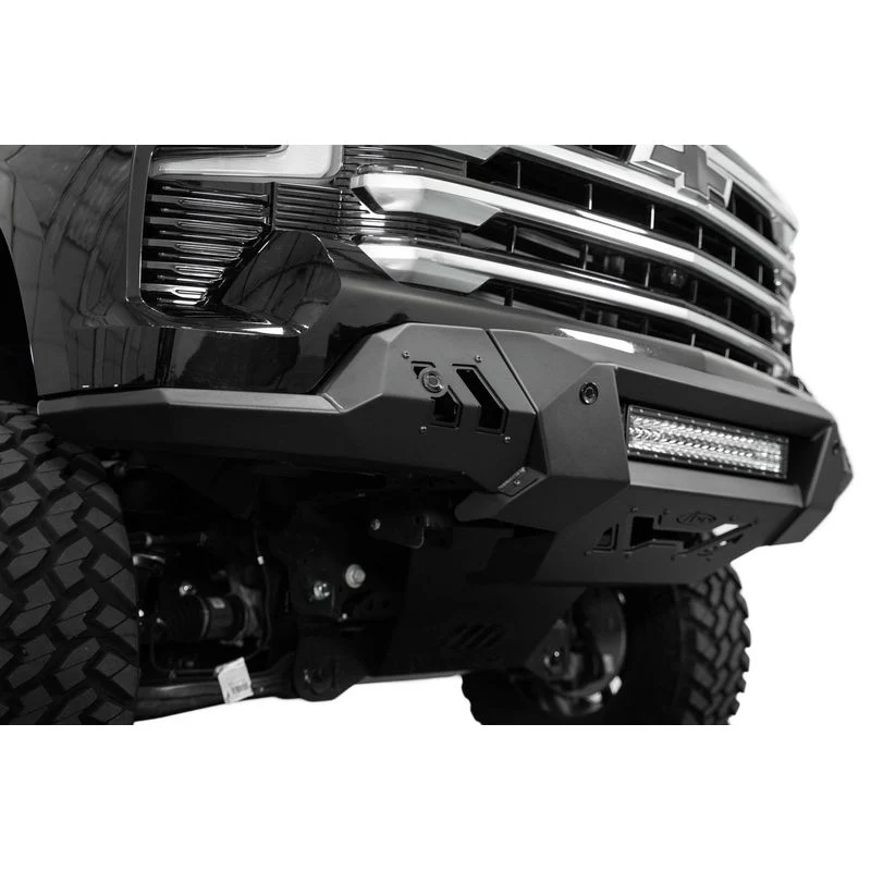 Addictive Desert Designs Chevy Silverado 1500 Black Label Front Bumper Model F140300010103 - Image 3