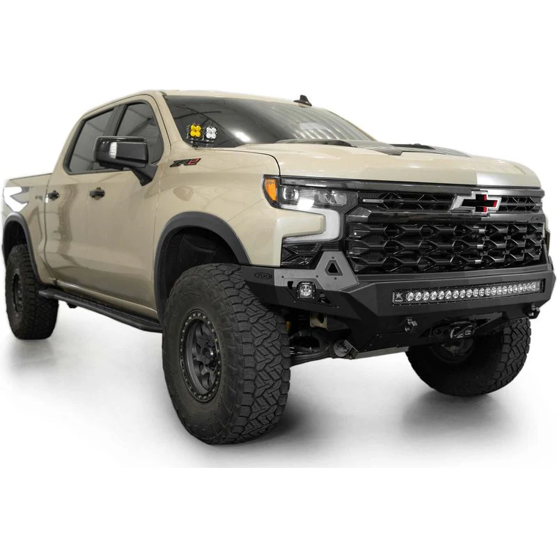 Addictive Desert Designs Chevy Silverado 1500 ZR2 Stealth Fighter Front Bumper Model F120083030103 - Image 16