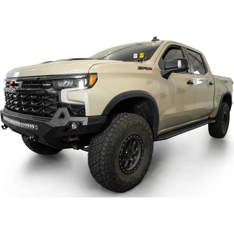 Addictive Desert Designs Chevy Silverado 1500 ZR2 Stealth Fighter Front Bumper Model F120083030103 - Image 2