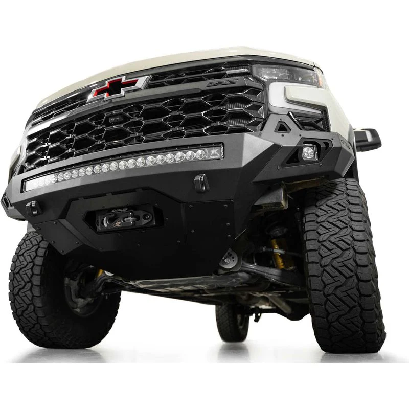Addictive Desert Designs Chevy Silverado 1500 ZR2 Stealth Fighter Front Bumper Model F120083030103 - Image 3