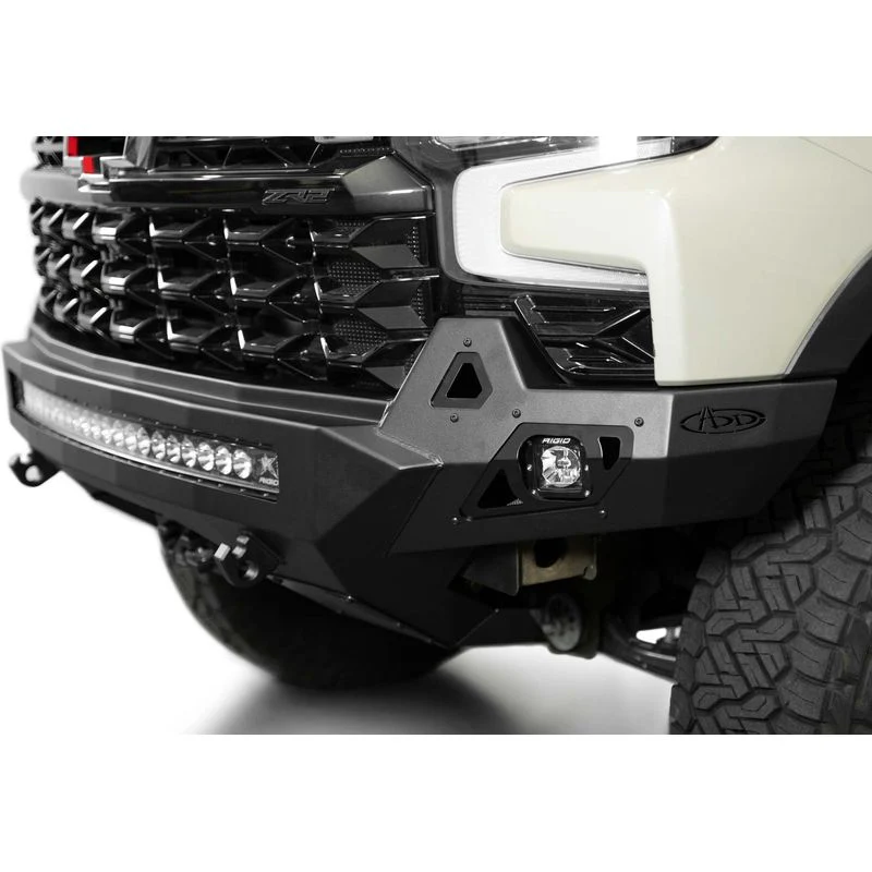 Addictive Desert Designs Chevy Silverado 1500 ZR2 Stealth Fighter Front Bumper Model F120083030103 - Image 4