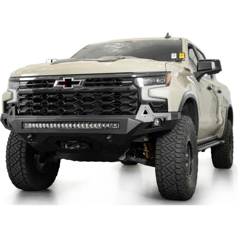 Addictive Desert Designs Chevy Silverado 1500 ZR2 Stealth Fighter Front Bumper Model F120083030103 - Image 6