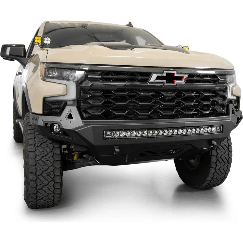 Addictive Desert Designs Chevy Silverado 1500 ZR2 Stealth Fighter Front Bumper Model F120083030103 - Image 7