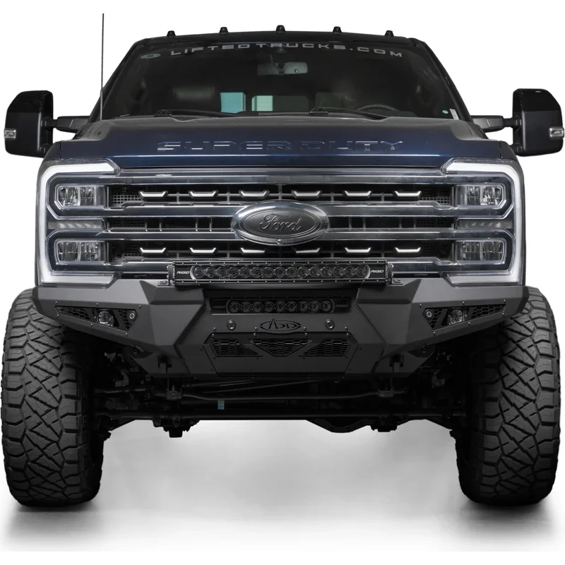 Addictive Desert Designs Ford Super Duty Honeybadger Front Bumper Model F810211770103 - Image 2
