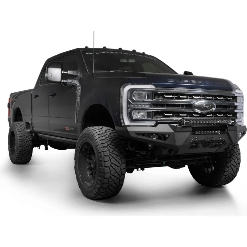 Addictive Desert Designs Ford Super Duty Honeybadger Front Bumper Model F810211770103 - Image 4