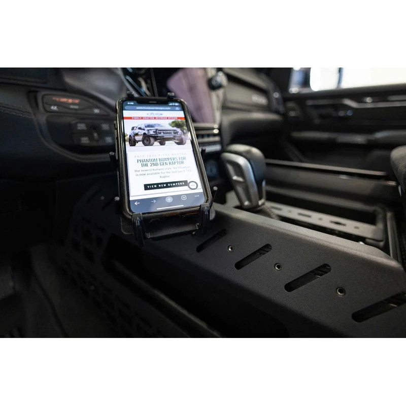 Addictive Desert Designs Ram 1500 TRX Center Console Molle Panels & Digital Device Bridge Model AC62201NA - Image 15