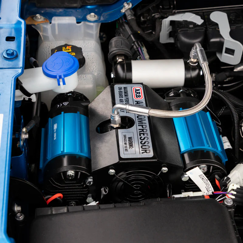 ARB Twin 12V Onboard Compressor Kit Model CKMTA12BK1 - Image 2