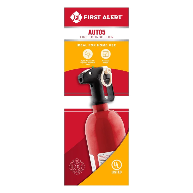 BRK First Alert Automotive Fire Extinguisher UL Rated 5-B:C FESA5 Model AUTO5 - Image 3