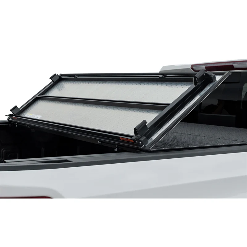 Access LOMAX™ Professional Series Tonneau Cover Diamond Plate Finish Split Rail Model B0050029 - Image 2