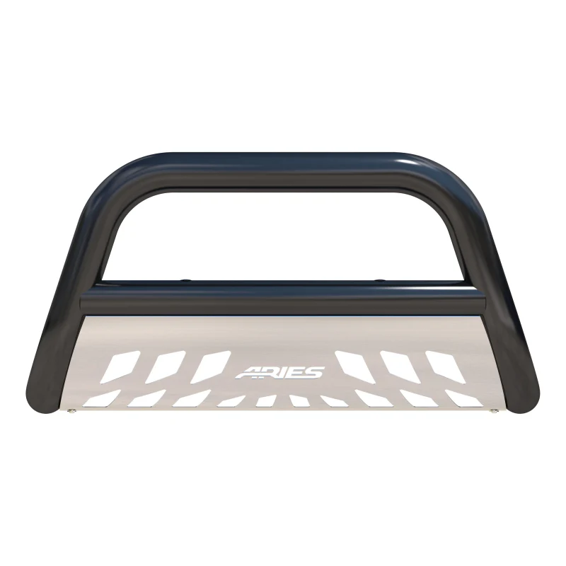 ARIES 3" Black Steel Bull Bar, Select Ford Expedition, F-150, Lincoln Mark LT Model B35-3007 - Image 4