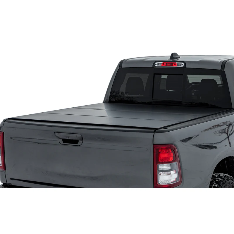 Access LOMAX™ Hard Tri-Fold Cover Carbon Fiber Finish Single Rail w/o RamBox Model B5040019