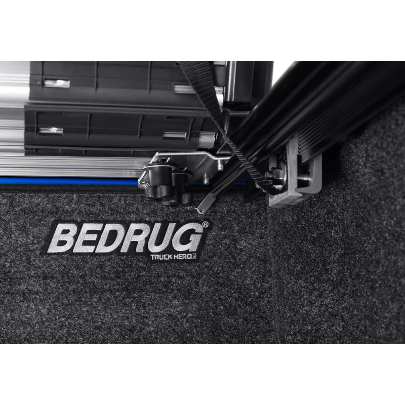 Bak Industries Revolver X2 Hard Rolling Truck Bed Cover - Rail Mounts Near Top of Bed Rail - Rails Can Be Lowered Using Drop Down Brackets - 2024 Toyota Tacoma 5' Bed Model 39446 - Image 10