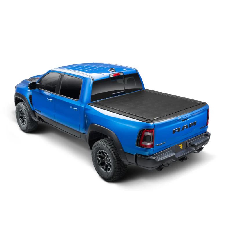 Bak Industries Revolver X2 Hard Rolling Truck Bed Cover - Rail Mounts Near Top of Bed Rail - Rails Can Be Lowered Using Drop Down Brackets - 2024 Toyota Tacoma 6' 2" Bed Model 39447