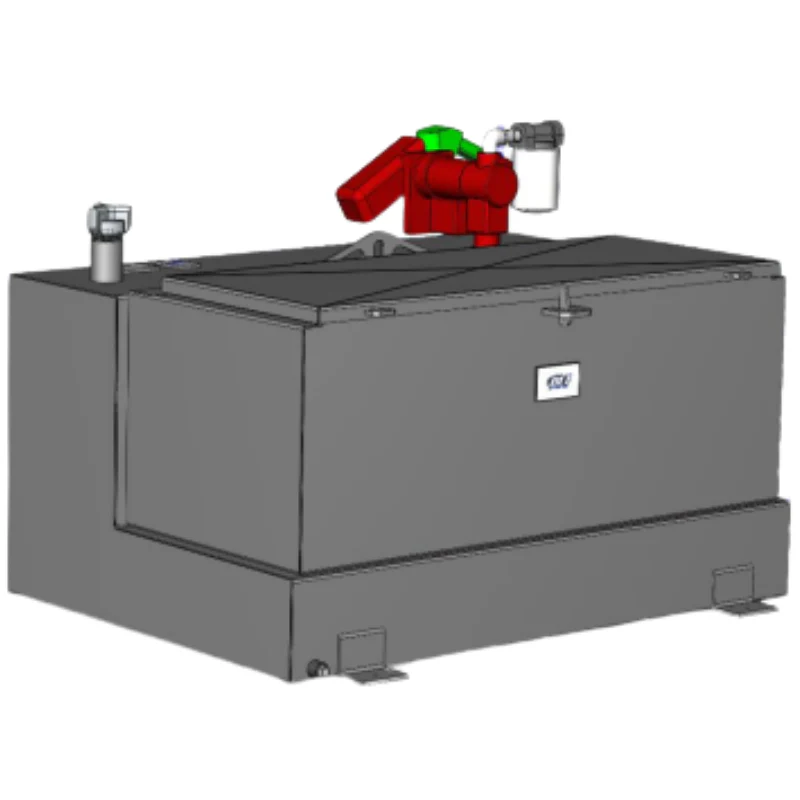 BCI Fabrication 100 Gallon Fuel Transfer Tank Toolbox Combo Model LTB100-18 - Image 4