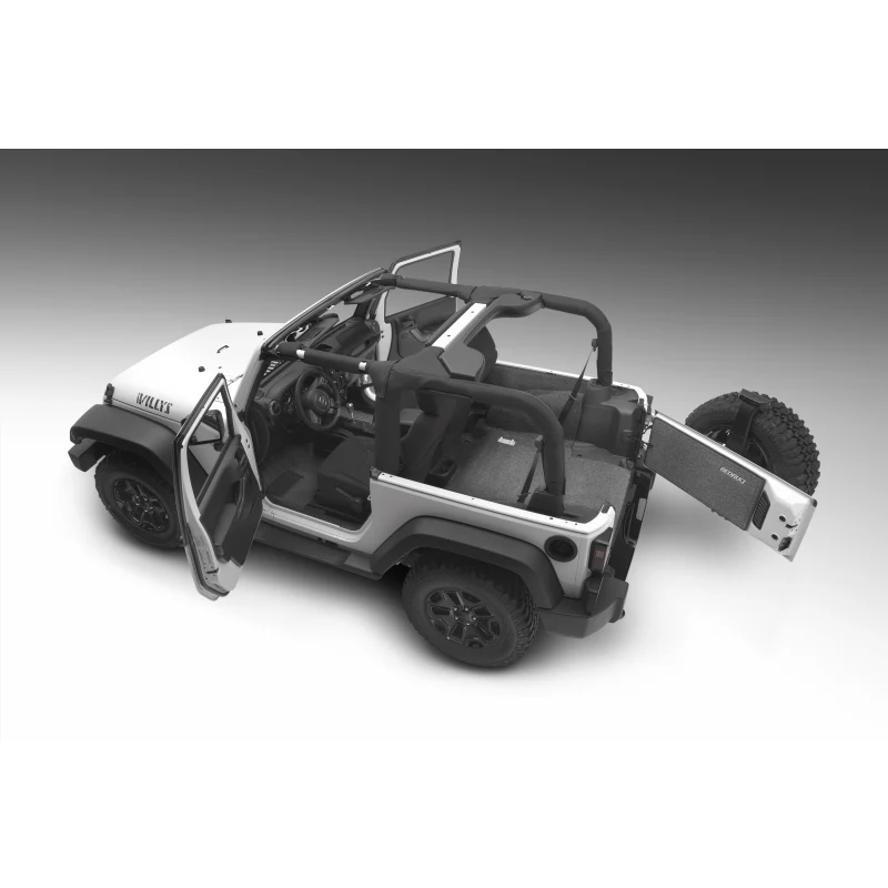 Bedrug Jeep Bedrug 2Dr Front 3Pc Floor Kit (Includes Heat Shields) Model BRJK07F2 - Image 4
