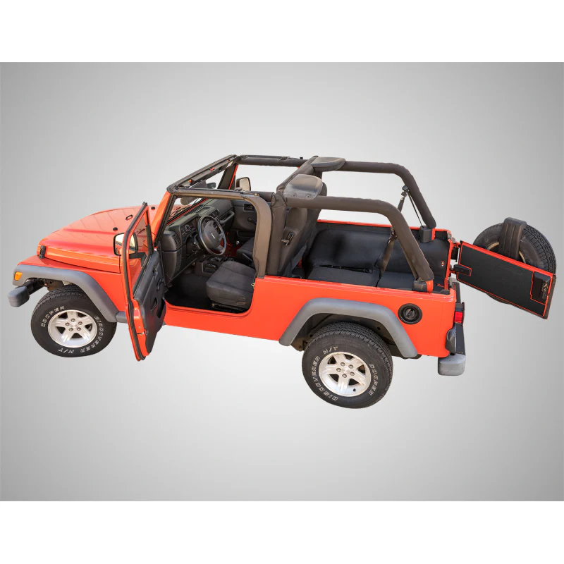 Bedrug Jeep Bedtred Rear 4Pc Cargo Kit (Inc Tlgte & Tub Liner) Model BTLJ04R - Image 6