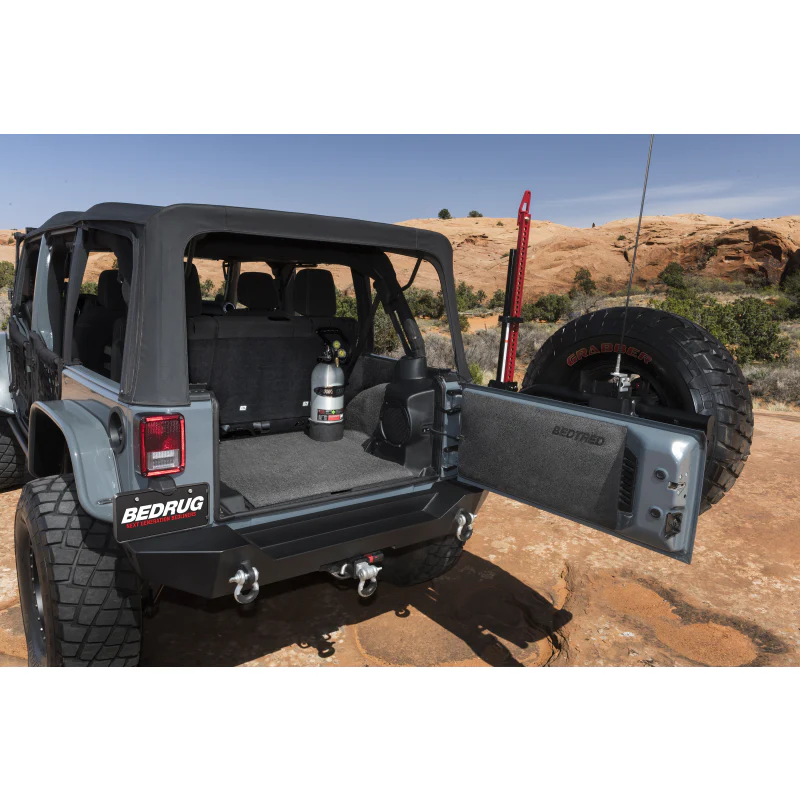 Bedrug Jeep Bedtred 4Dr Rr 5Pc Cargo Kit (Inc Tlgte & Tub Liner) Model BTJK07R4 - Image 7