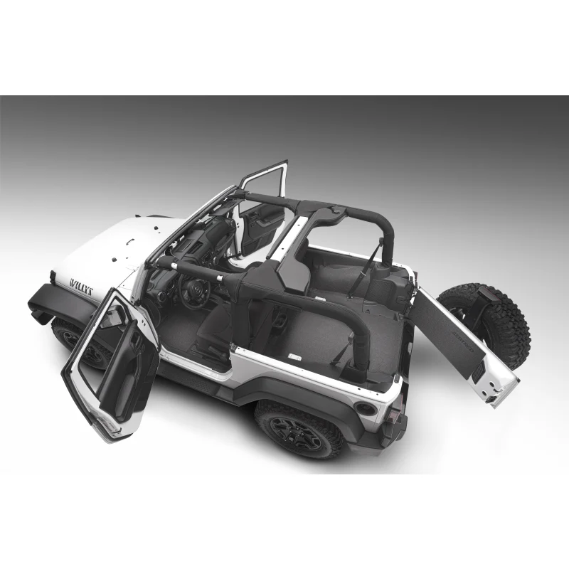 Bedrug Jeep Bedtred 2Dr Rear 5Pc Cargo Kit (Includes Tailgate & Tub Liner) Model BTJK11R2 - Image 6