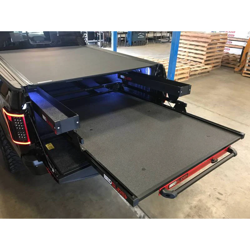 Bedslide BedBin Black Side Kix 7 Inch x 44 Inch 2 piece Bin Kit Model BSA-SKB - Image 2