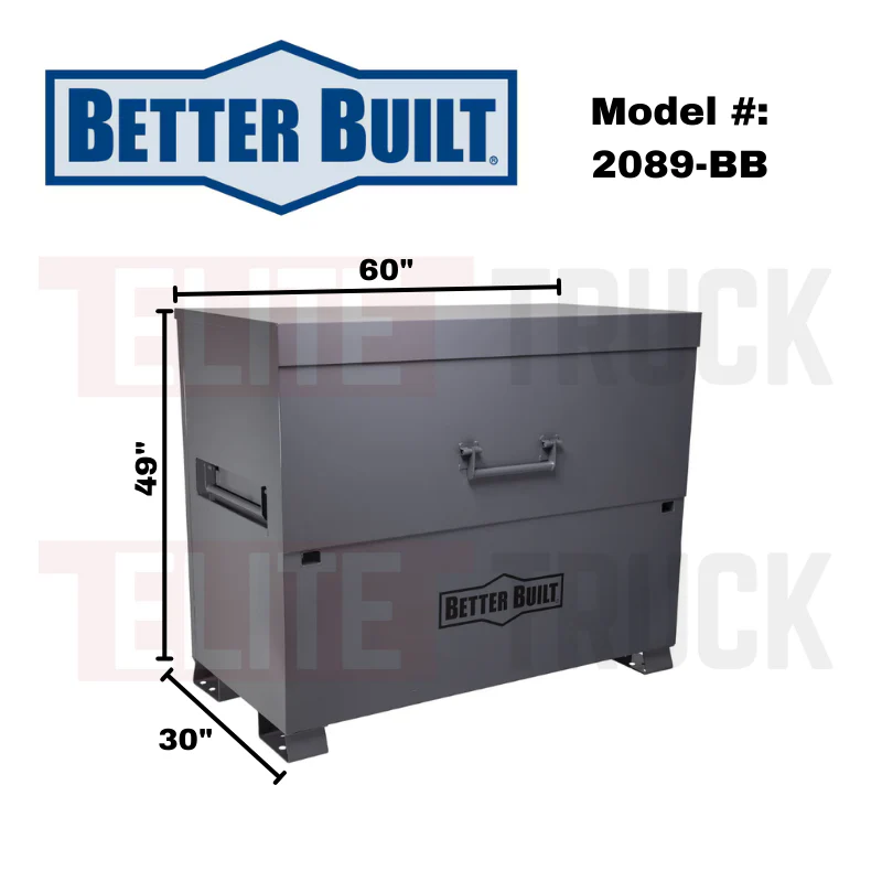 Better Built 60" Job Site Storage Piano Chest Box Model 2089-BB - Image 2
