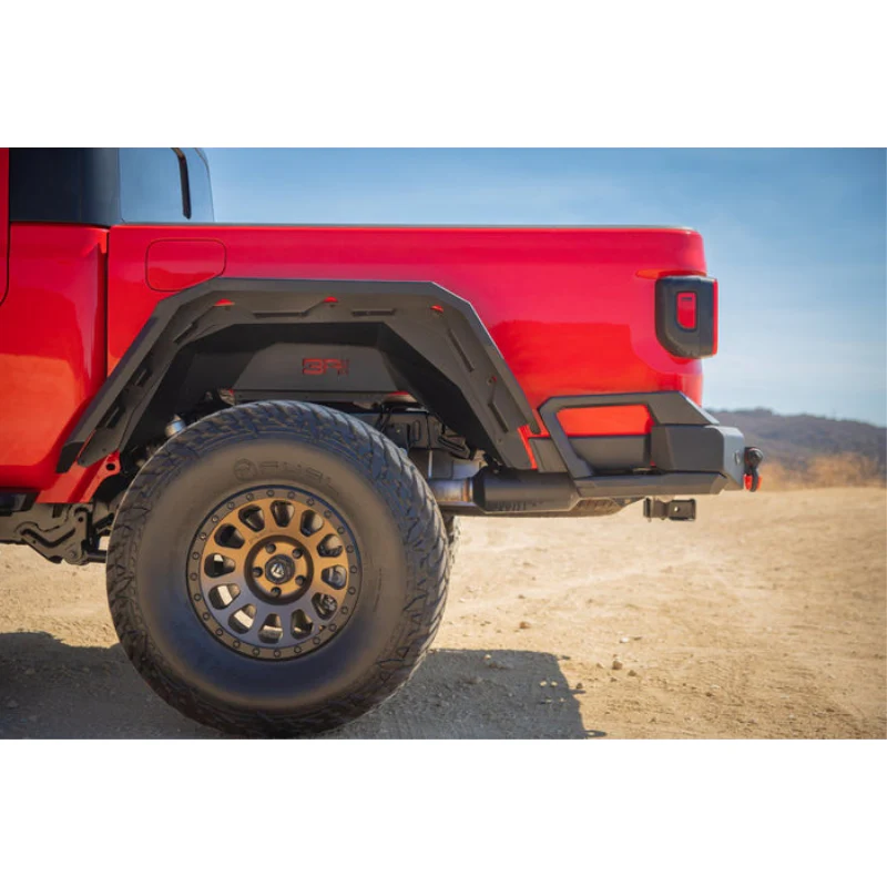 Body Armor 4x4 2019-2024 Jeep Gladiator Jt Rear Fender Flares Model JT-6103 - Image 3