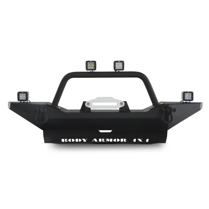 Body Armor 4X4 Jeep Wrangler Jk Front Bumper Full-Width Model JK-19531 - Image 3