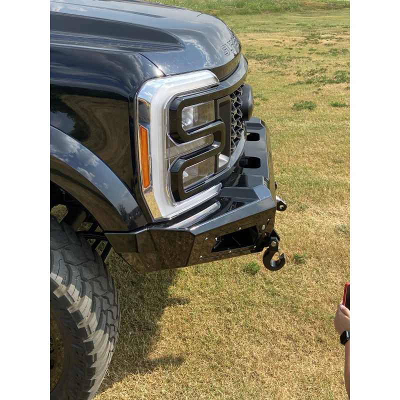 Bodyguard A2 Front Base - ACC Compatible Sensor Cutouts Bare Metal *Fits 450/550 Factory Fenders* Model CAF23DYBNN - Image 4