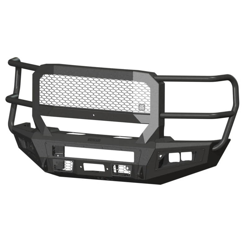 Bodyguard A2 Front Extreme - ACC Compatible No Sensors W/ Mesh Grille With Camera Harness Texture Black Powder Coat Model CEF23BNTMH