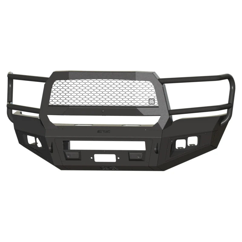 Bodyguard A2 Front Extreme - Sensor Cutouts W/ Mesh Grille With Camera Harness Texture Black Powder Coat Model CER19BYTMH