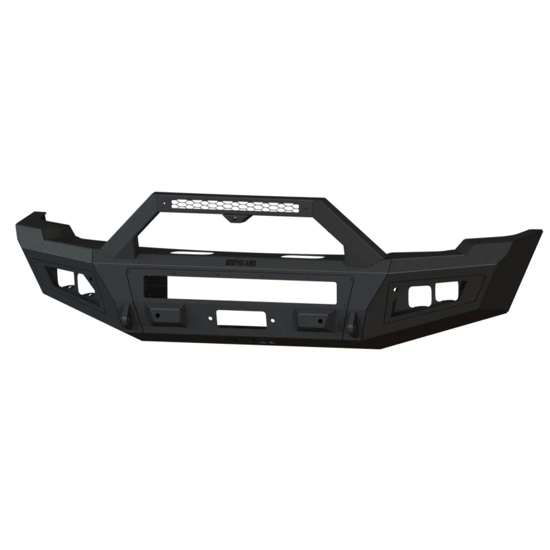 Bodyguard A2 Front Sport - Sensor Cutouts W/O Mesh Grille With Camera Harness + Pod Bare Metal Model CCG24BYBNB