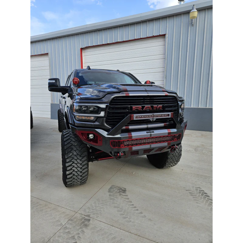 Bodyguard A2 Front Sport - W/O Sensor Cutouts W/O Mesh Grille No Camera Harness Or Pod Texture Black Powder Coat Model CCR19BNTNN - Image 2