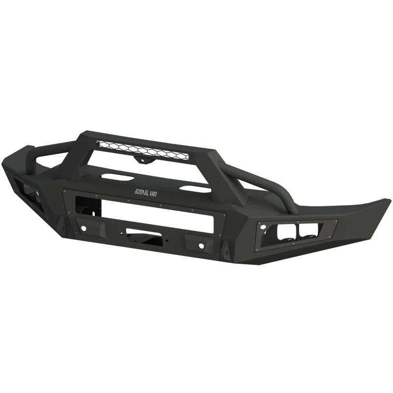 Bodyguard A2 Front Sport W/O Sensor Cutouts W/O Mesh Grille With Camera Harness + Pod Bare Metal Model CCC20BNBNB