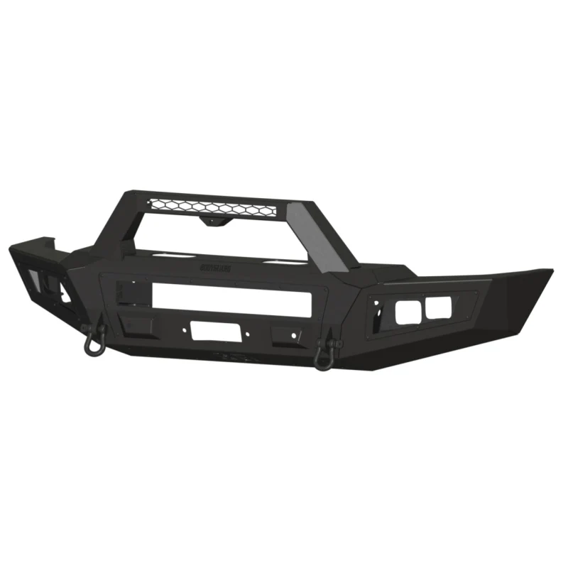 Bodyguard A2 Front Sport - W/O Sensor Cutouts W/O Mesh Grille With Camera Harness + Pod Bare Metal Model CCC24BNBNB