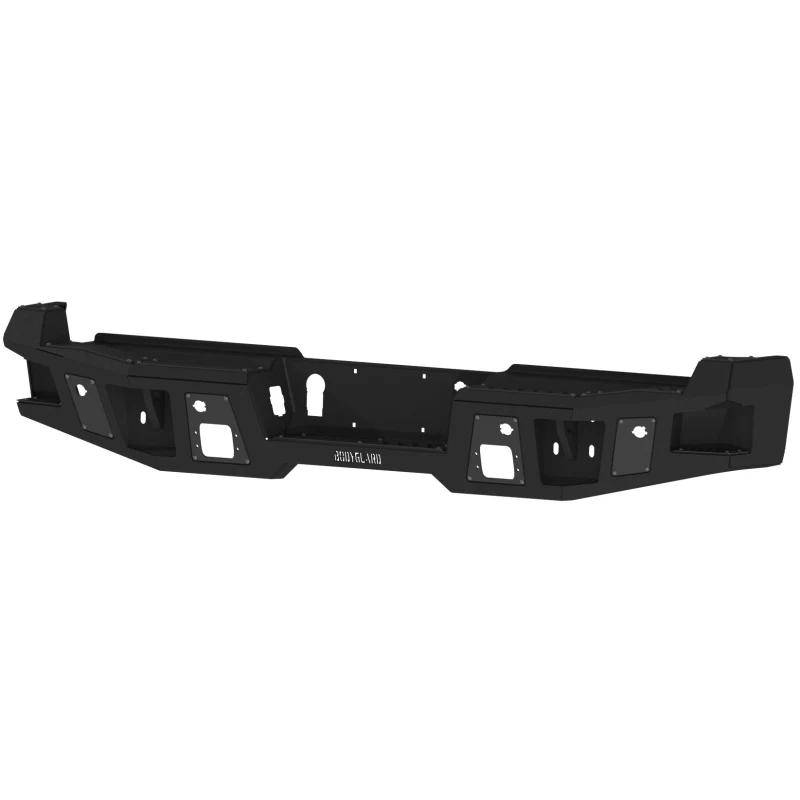 Bodyguard A2 Rear - Sensor Cutouts Light Cutouts Bare Metal Model DFF23BYLB