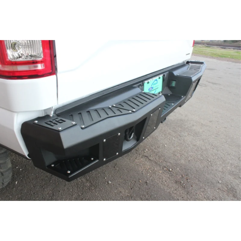 Bodyguard A2 Rear - Sensor Cutouts Light Cutouts Texture Black Powder Coat Fits Dual Exhaust Only Model DGC19AYLT - Image 2