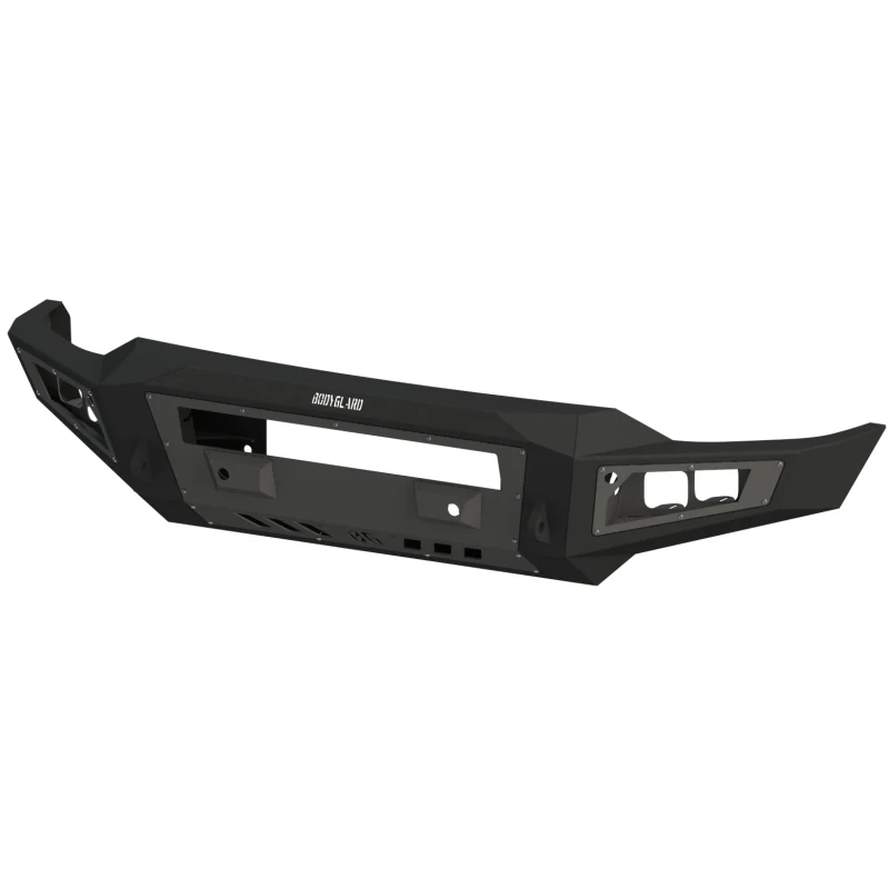 Bodyguard A2L Front Base - ACC Compatible Single Light Bar Cutout Bare Metal *Fits 450/550 Fender Trim* Model GAF17DNBNN