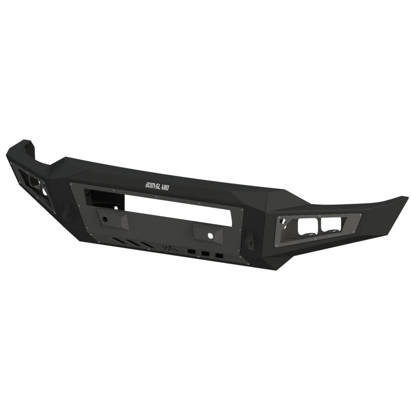 Bodyguard A2L Front Base - Sensor Cutouts Single Light Bar Cutout Bare Metal Model GAG19AYBNN