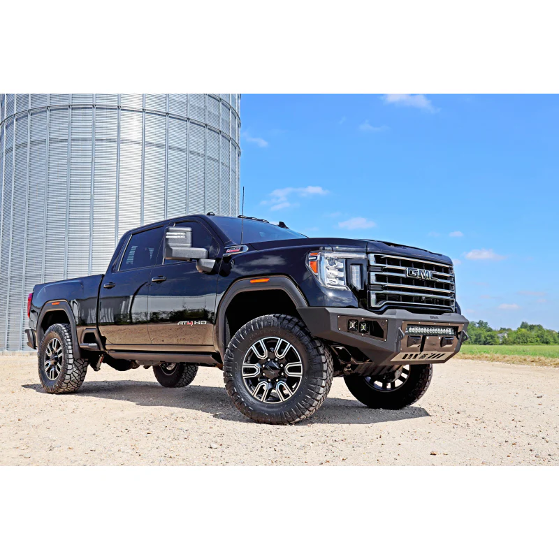 Bodyguard A2L Front Base - Sensor Cutouts Single Light Bar Cutout Bare Metal Model GAG20BYBNN - Image 2