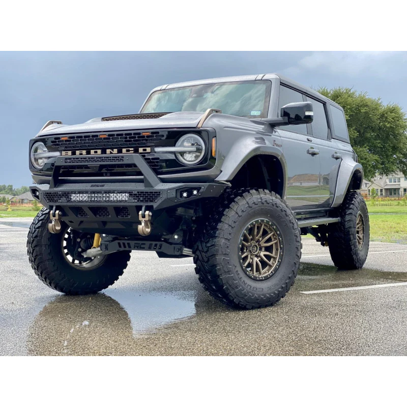 Bodyguard Freedom Front Baja Non Winch Sensor Cutouts No Camera Harness Or Pod Bare Metal Model NBF21MYBNN - Image 2
