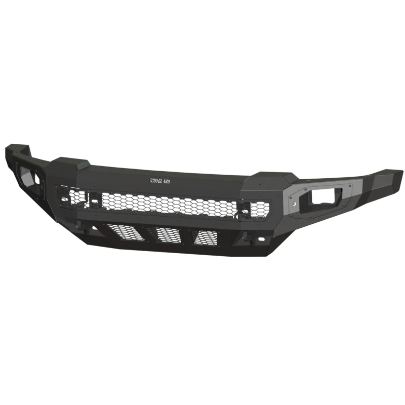 Bodyguard Freedom Front Base Non-Winch Sensor Cutouts Bare Metal Model NAC20BYBNN