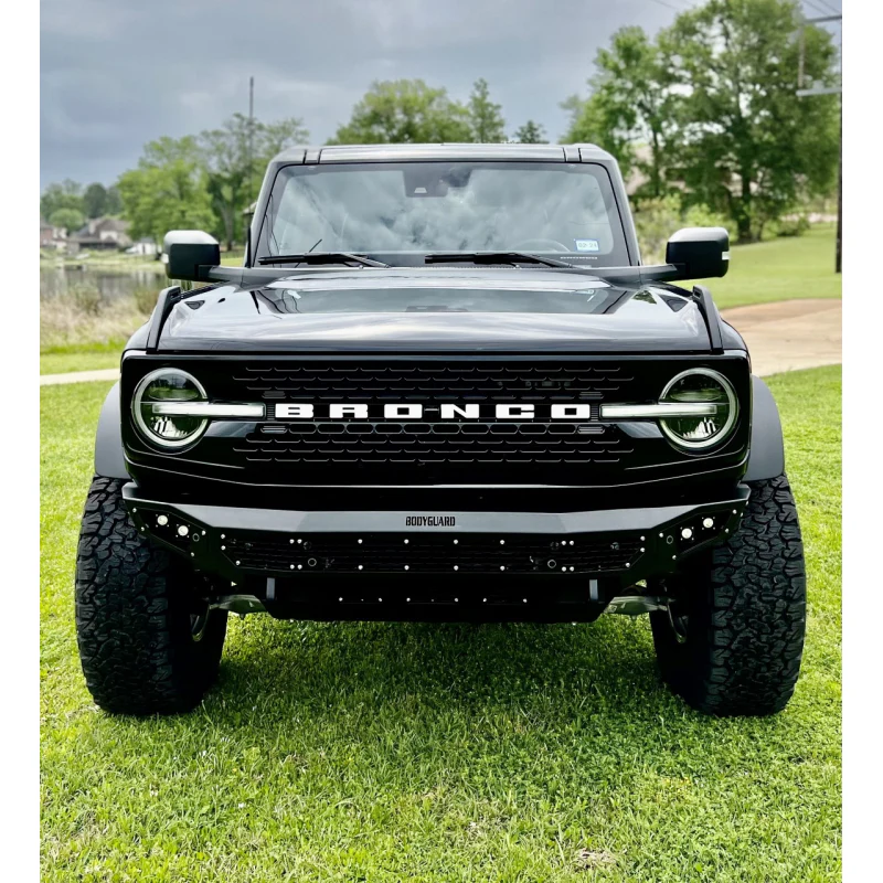 Bodyguard Freedom Front Base Non Winch Sensor Cutouts Bare Metal Model NAF21MYBNN - Image 2
