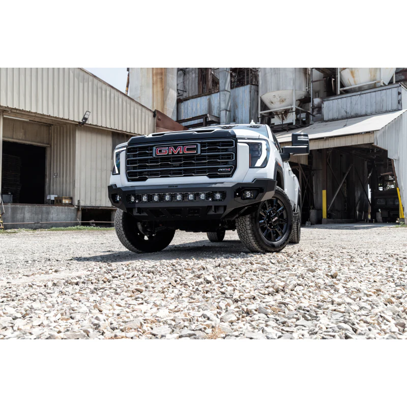 Bodyguard Freedom Front Base Non-Winch Sensor Cutouts Bare Metal Model NAG24BYBNN - Image 4