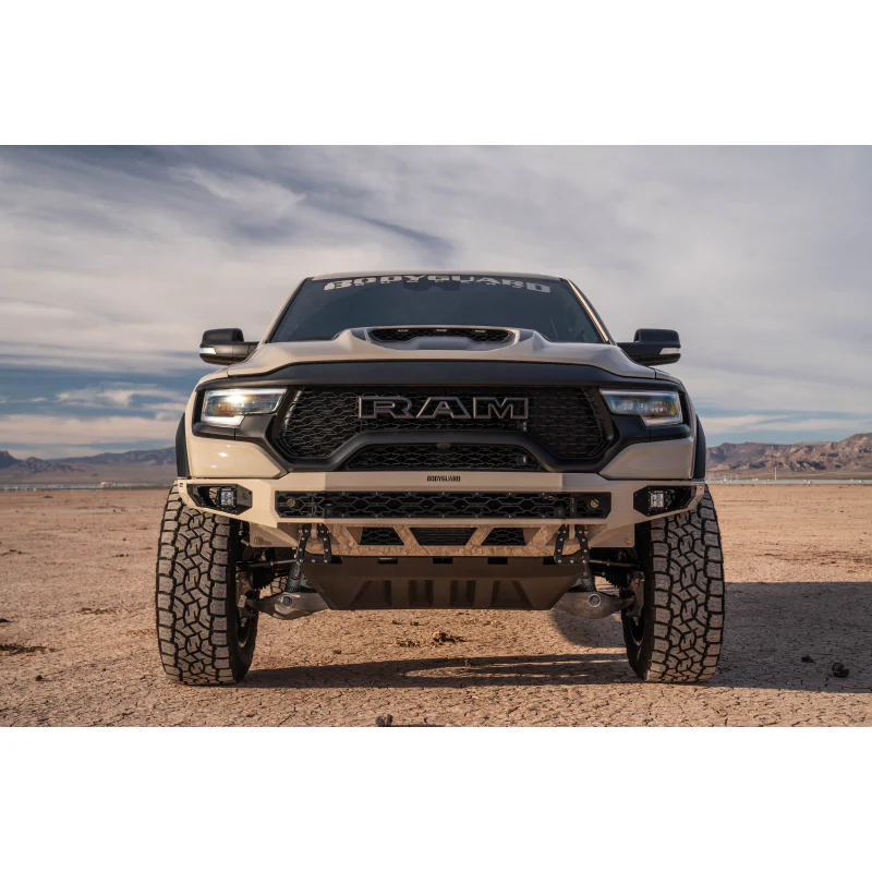 Bodyguard Freedom Front Base Non-Winch Sensor Cutouts Bare Metal Model NAR21LYBNN - Image 3