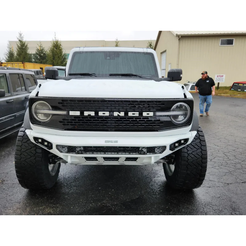 Bodyguard Freedom Front Base Non Winch Sensor Cutouts Texture Black Powder Coat Model NAF21MYTNN - Image 5